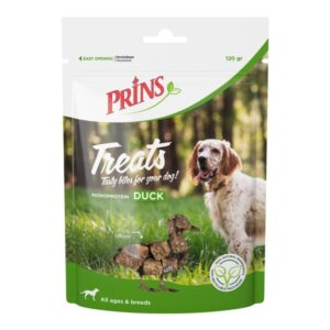 Prins Dog Snack DUCK 120g maiustus koertele