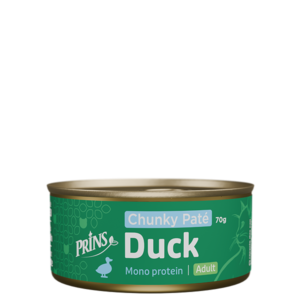 Prins märgtoit kassidele Duck Chunky Paté 70g