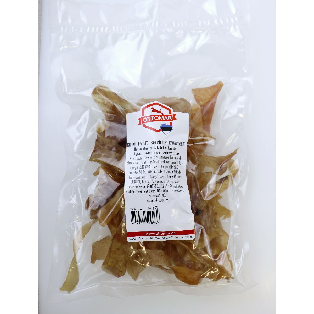 Ottomar Kuivatatud seanahk 100g_2